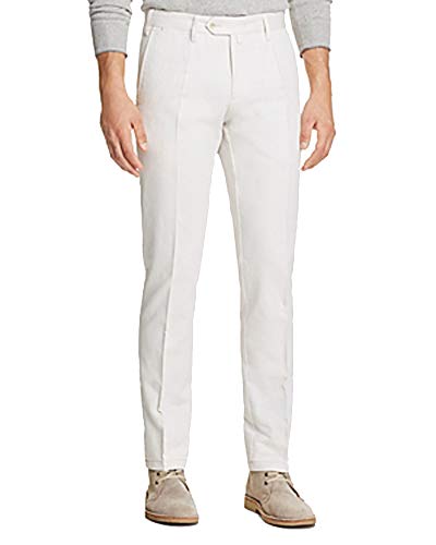 Valentini Textured Solid Slim Fit Trousers